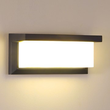 Brilagi - Vonkajšie nástenné svietidlo BRICKY 1xE27/60W/230V antracit IP54
