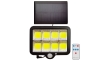 LED Solárny reflektor so senzorom INTEGRA LED/3W/3,7V IP44 + diaľkové ovládanie