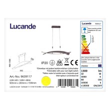 Lucande - LED Stmievateľný luster na lanku MARIJA LED/22W/230V