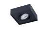 Podhľadové bodové svietidlo NUSA 1xGU5,3-MR16/50W/12V hranatý čierna