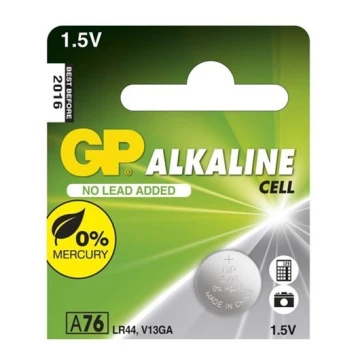 1 ks Alkalická batéria gombíková LR44 GP ALKALINE 1,5V