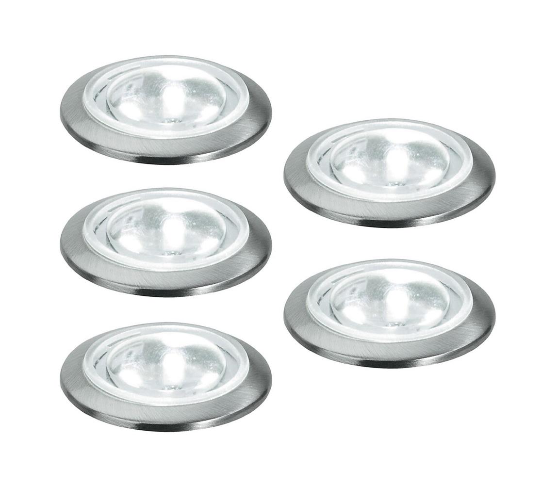 Obrázok  SET 5x LED podlahové svietidlo 5xLED/0,5W/230/12V BA0137