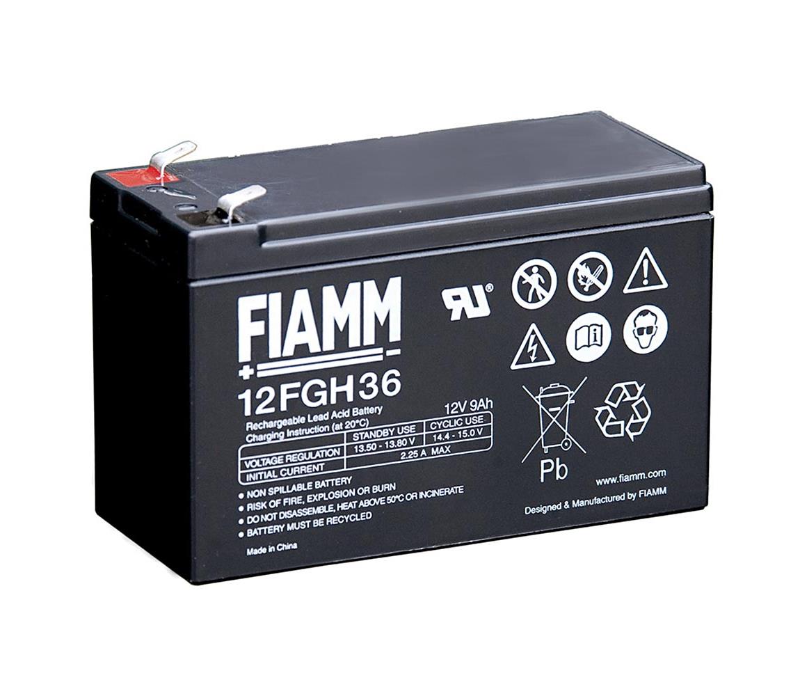 Obrázok Fiamm Fiamm 12FGH36 - Olovený akumulátor 12V/9Ah/faston 6,3mm FM007