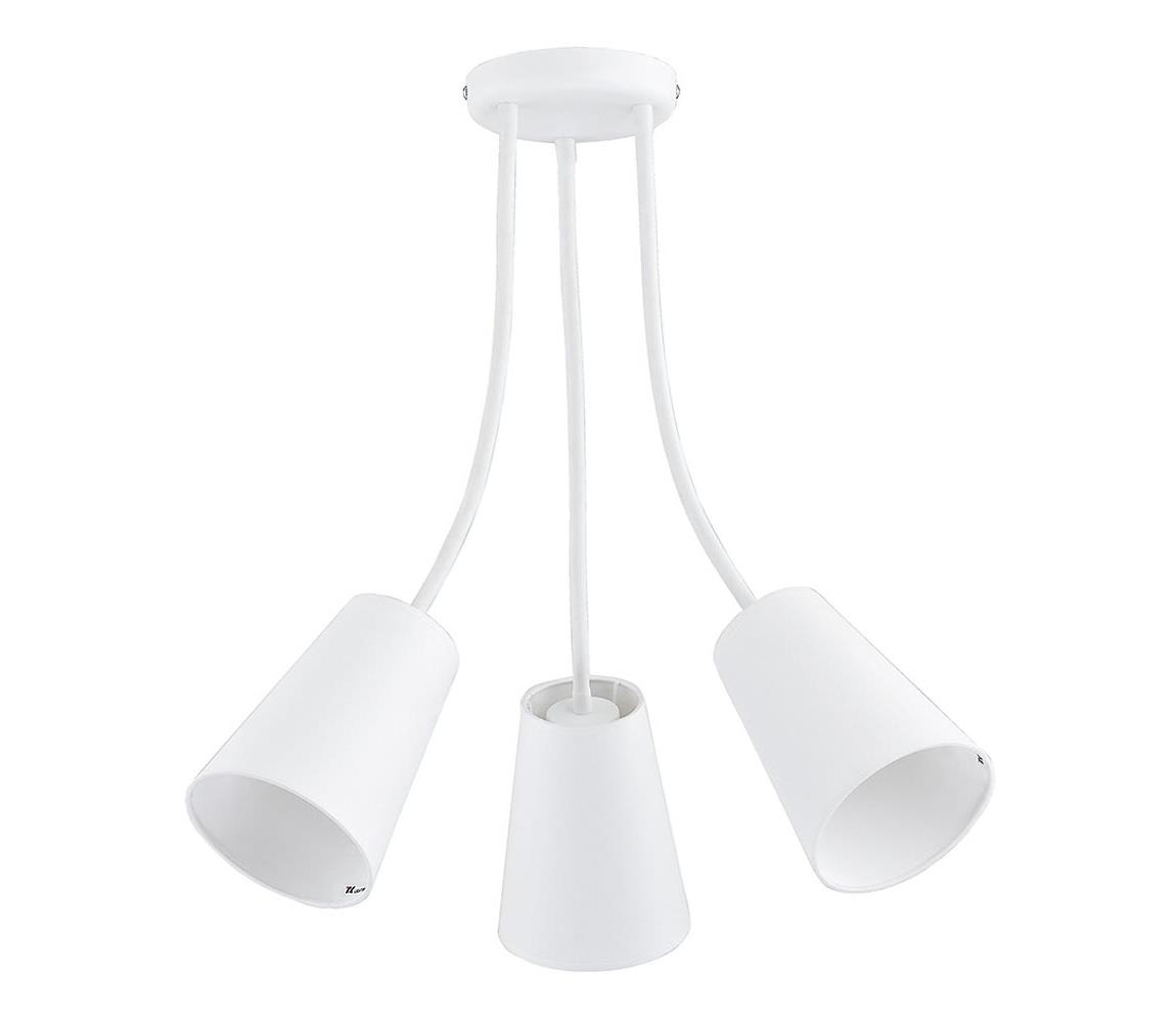 Obrázok TK Lighting TK Lighting 2097 - luster na tyči WIRE WHITE 3xE27/60W/230V TK2097