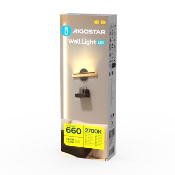 Aigostar - LED Nástenné svietidlo LED/6,5W/230V 2700K