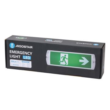 Aigostar - LED Núdzové svietidlo EMERGENCY LED/4W/230V IP65 6500K 600 mAh