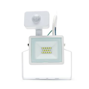 Aigostar - LED Reflektor so senzorom LED/10W/230V 6400K IP65 biela