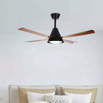 Aigostar - LED Stmievateľný stropný ventilátor LED/24W/230V 2700-6500K 132cm + diaľkové ovládanie