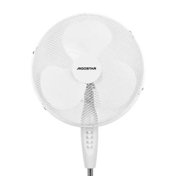 Aigostar - Stojanový ventilátor 40W/230V biela