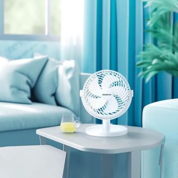 Aigostar - Stolný ventilátor 3W/5V biela