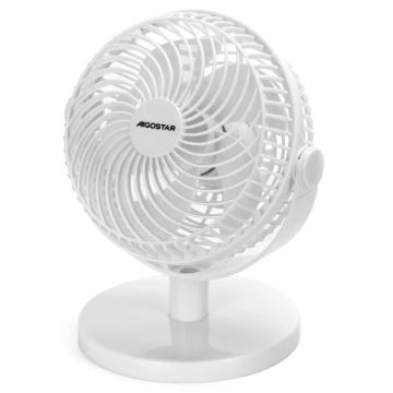 Aigostar - Stolný ventilátor 3W/5V biela