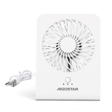 Aigostar - Stolný ventilátor 5W/5V biela