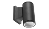 Aigostar - Vonkajšie nástenné svietidlo 1xGU10/230V čierna IP65 guľatý