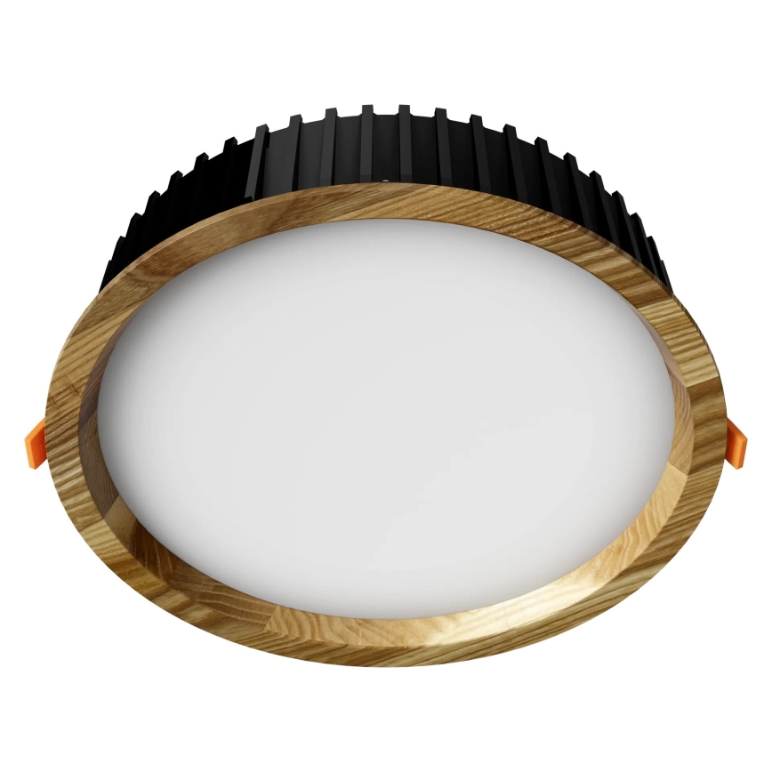APLED - LED Podhľadové svietidlo RONDO WOODLINE LED/18W/230V 4000K pr. 26 cm jaseň masív