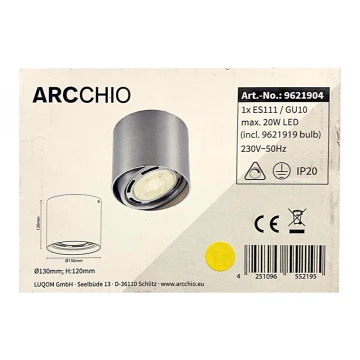 Arcchio - LED Bodové svietidlo ROSALIE 1xGU10/ES111/11,5W/230V