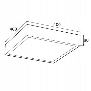 Argon 1702 - Stropné svietidlo FORM 4xE27/15W/230V