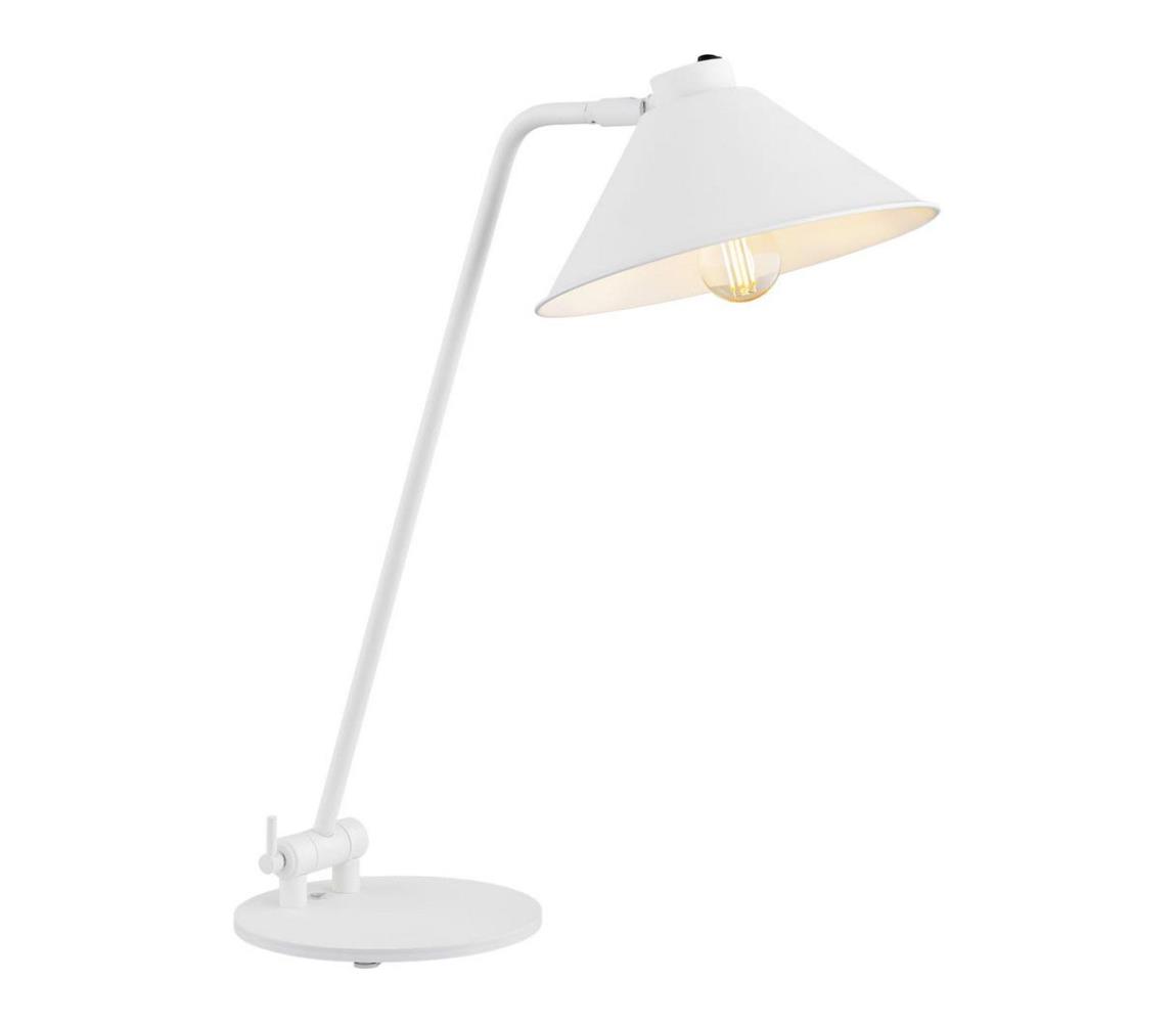 Argon Argon 4996 - Stolná lampa GABIAN 1xE27/15W/230V biela 