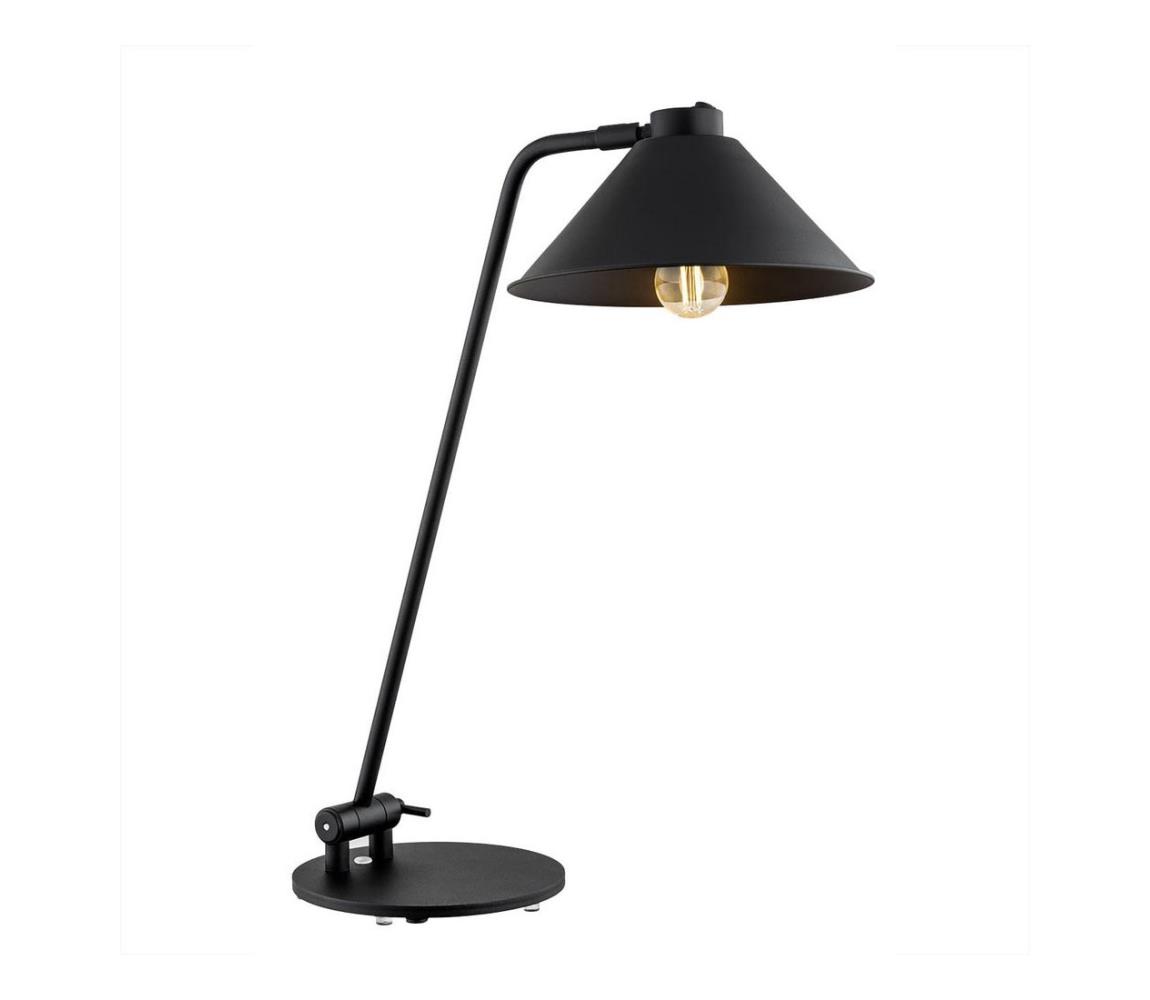 Argon Argon 4998 - Stolná lampa GABIAN 1xE27/15W/230V čierna 