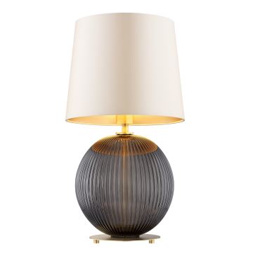 Argon 8538 - Stolná lampa HAMILTON 1xE27/15W/230V krémová/čierna