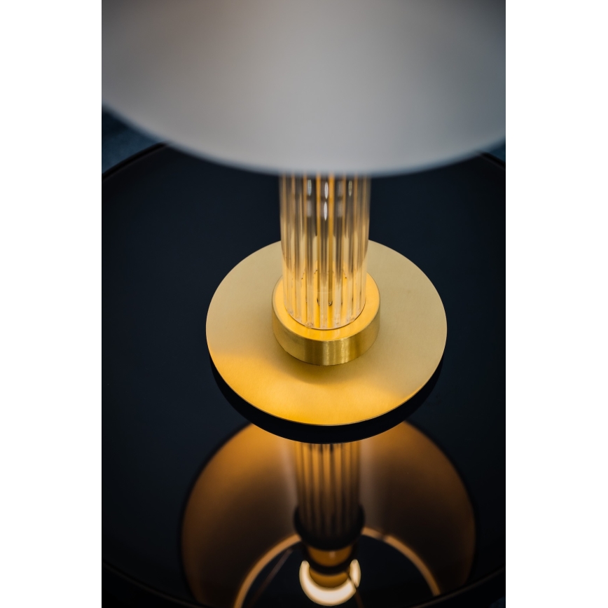 Argon 8540 - Stolná lampa HAMPTON 1xE27/15W/230V biela