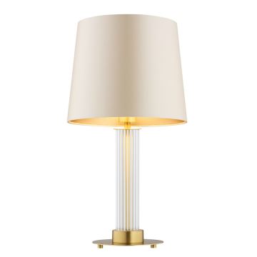 Argon 8541 - Stolná lampa HAMPTON 1xE27/15W/230V 57 cm béžová