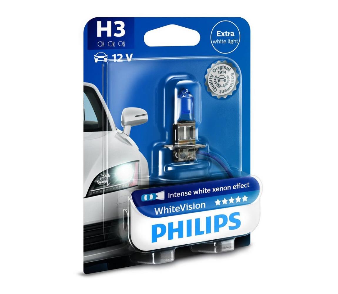 Obrázok PHILIPS Autožiarovka H3 12V 55W White Vision