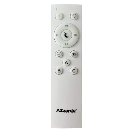 Azzardo AZ5009 - LED Stmievateľný luster na lanku SANTANA LED/50W/230V zlatá + diaľkové ovládanie