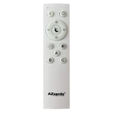 Azzardo AZ5012 - LED Stmievateľný luster na lanku SANTANA LED/80W/230V čierna + diaľkové ovládanie