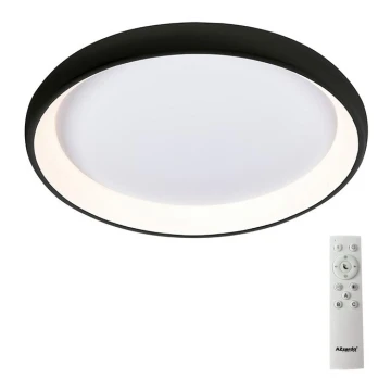 Azzardo AZ5069 - LED Stmievateľné stropné svietidlo ANTONIO LED/32W/230V čierna + diaľkové ovládanie