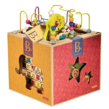 B-Toys - Interaktívna kocka Zoo gumovník