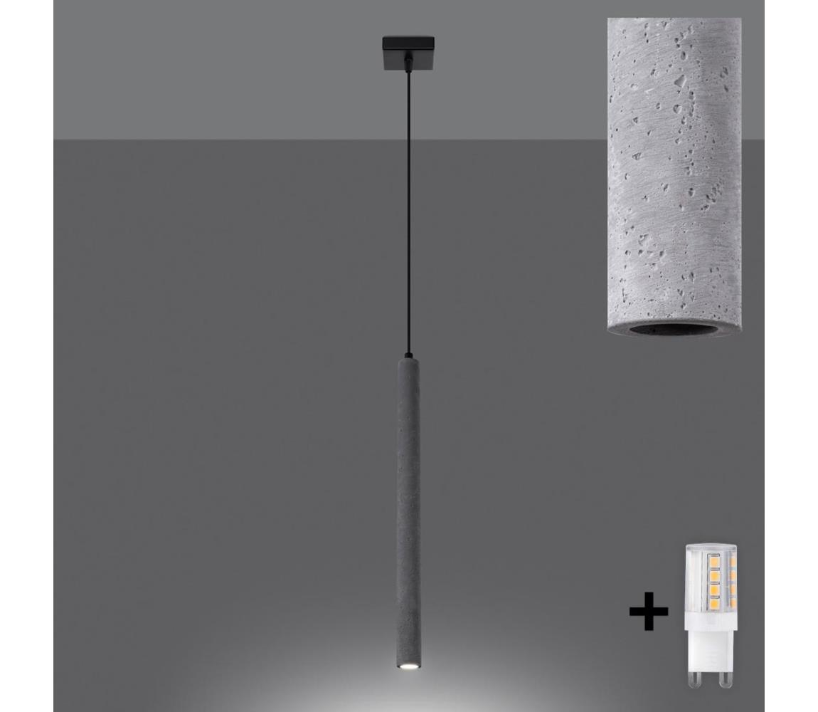 Brilagi Brilagi - LED Luster na lanku DRIFA 1xG9/4W/230V betón 