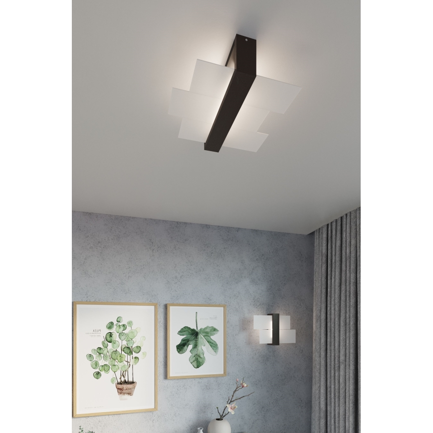 Brilagi -  LED Nástenné svietidlo HERA 1xE27/7,5W/230V wenge