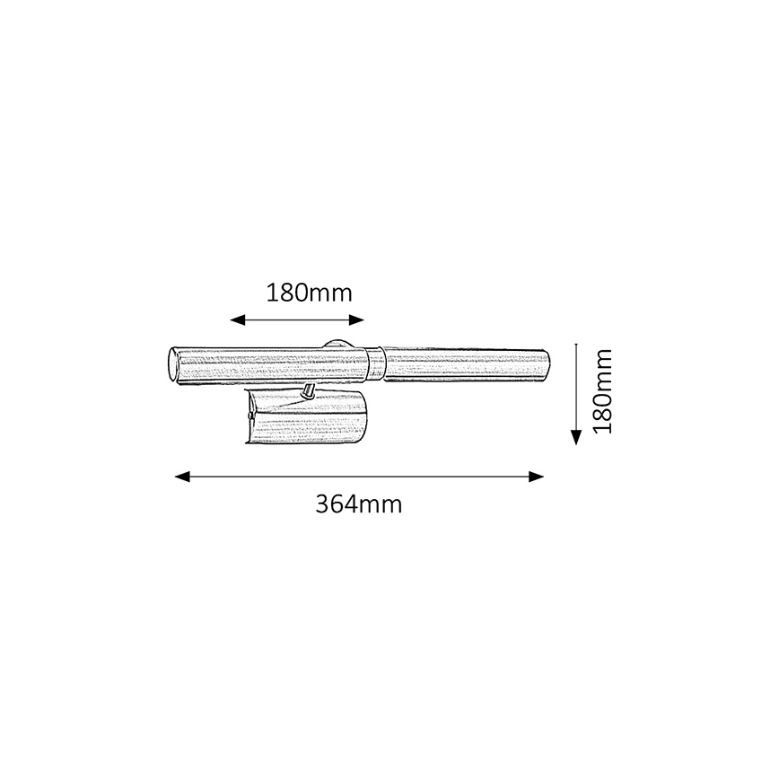 Brilagi - LED Obrazové svietidlo DANAE 2xE14/40W/230V biela