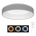 Brilagi - LED Stmievateľné stropné svietidlo FALCON LED/80W/230V 3000-6500K pr. 60 cm šedá + diaľkové ovládanie