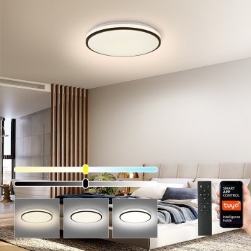 Brilagi - LED Stmievateľné stropné svietidlo SMART LED/28W/230V 3000-6000K pr. 35 cm Wi-Fi Tuya + diaľkové ovládanie