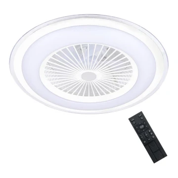 Brilagi - LED Stmievateľné svietidlo s ventilátorom RONDA LED/48W/230V 3000-6000K biela + diaľkové ovládanie