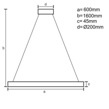 Brilagi - LED Stmievateľný luster na lanku CIRCLE LED/85W/230V 3000-6500K čierna + diaľkové ovládanie