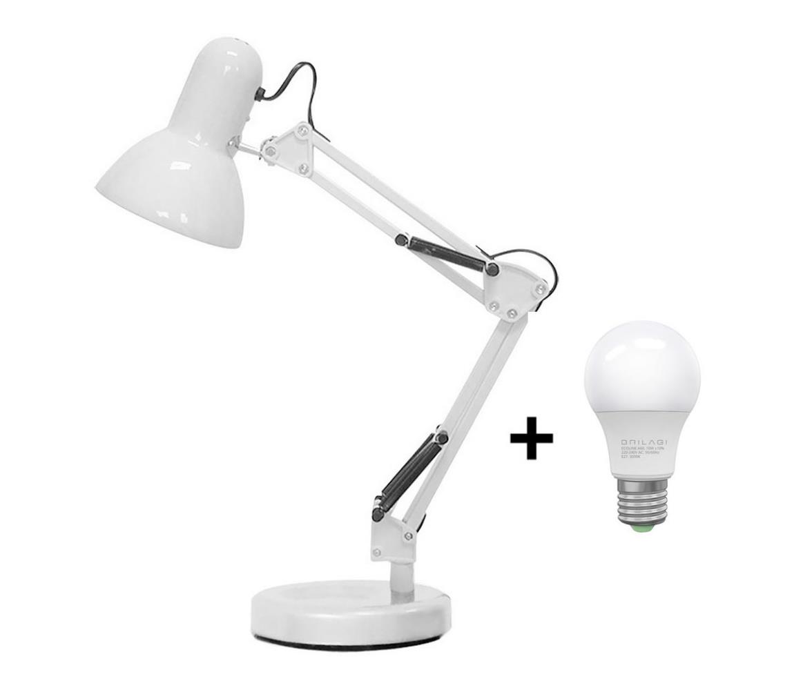 Brilagi Brilagi - LED Stolná lampa ROMERO 1xE27/10W/230V biela 