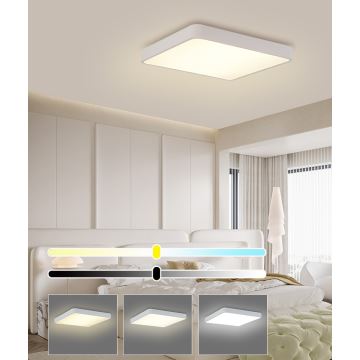 Brilagi - LED Stropné svietidlo POOL LED/48W/230V 3000/4500/6000K 50x50 cm biela