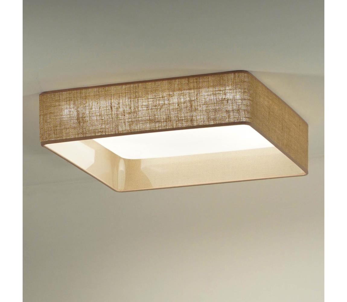 Brilagi Brilagi - LED Stropné svietidlo VELVET SQUARE LED/24W/230V hnedá 