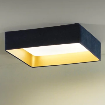 Brilagi - LED Stropné svietidlo VELVET SQUARE LED/24W/230V tmavomodrá