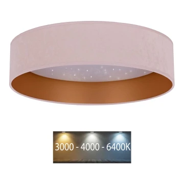 Brilagi - LED Stropné svietidlo VELVET STAR LED/24W/230V pr. 40 cm 3000K/4000K/6400K ružová/zlatá