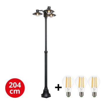 Brilagi -  LED Vonkajšia lampa VEERLE 3xE27/60W/230V IP44