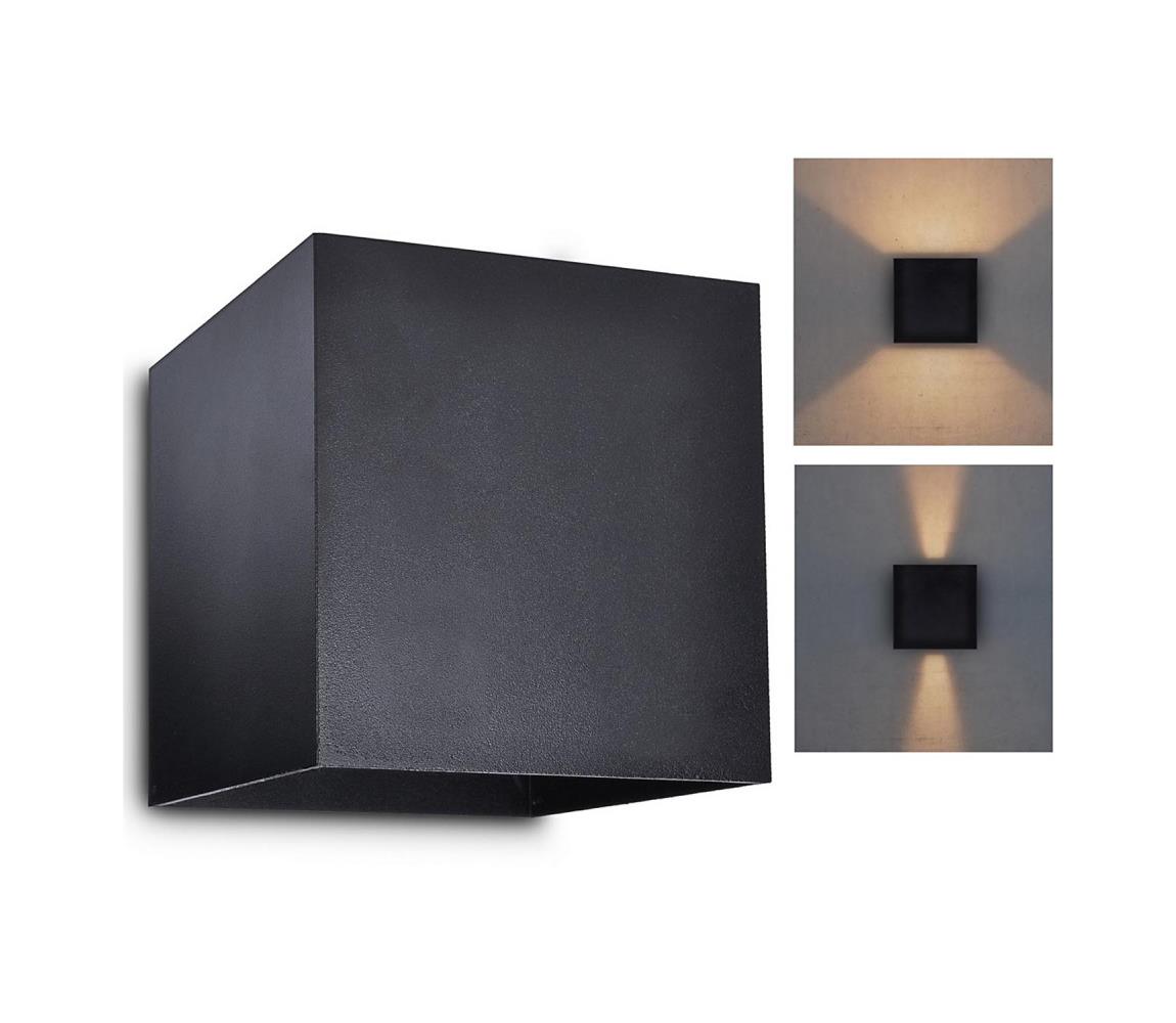 Brilagi Brilagi - LED Vonkajšie nástenné svietidlo CUBE LED/6W/230V IP54 