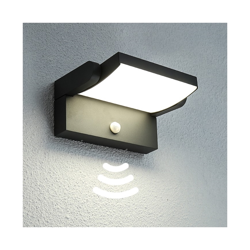 Brilagi - LED Vonkajšie nástenné svietidlo so senzorom ANKLE LED/12,5W/230V IP54