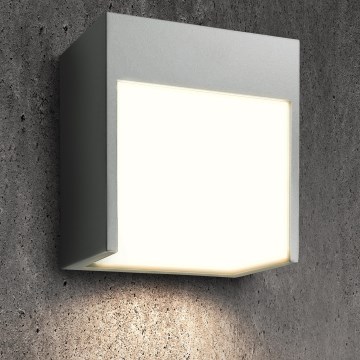 Brilagi - LED Vonkajšie nástenné svietidlo TERNI LED/12W/230V šedá IP44