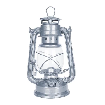 Brilagi - Petrolejová lampa LANTERN 24,5 cm strieborná