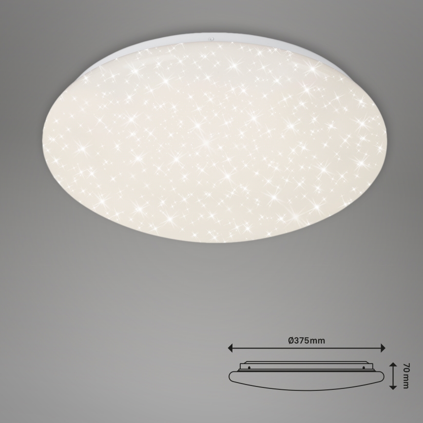 Brilo - LED Stmievateľné stropné svietidlo STARRY SKY LED/22W/230V 3000-6000K + diaľkové ovládanie