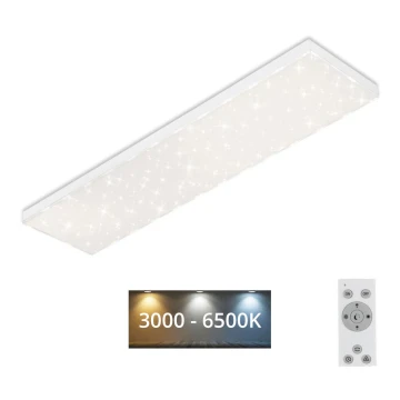 Brilo - LED Stmievateľné stropné svietidlo STARRY SKY LED/24W/230V 3000-6500K + diaľkové ovládanie