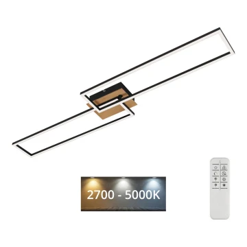 Brilo - LED Stmievateľný prisadený luster FRAME 2xLED/20W/230V 2700-5000K + diaľkové ovládanie